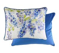Evans Lichfield Blossoms Lilac Polyester Filled Cushion, Azure, 43 x 33cm