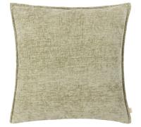 Evans Lichfield Buxton Chenille Reversible Square Cushion in Light Green | Size: 50 cm x 50 cm Evans Lichfield Light Green 50 cm x 50 cm