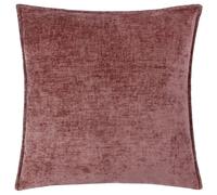 Evans Lichfield Buxton Chenille Reversible Square Cushion in Purple | Size: 50 cm x 50 cm Evans Lichfield Purple 50 cm x 50 cm