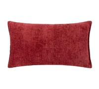 Evans Lichfield Buxton Rectangular Reversible Cushion Cover, Red