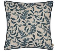 Evans Lichfield Chatsworth Topiary Polyester Filled Cushion, Petrol, 43 x 43cm