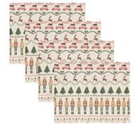 Evans Lichfield Christmas Celebration Festive Set off 4 Placemats