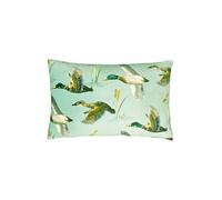 Evans Lichfield Country Duck Pond Hand-Painted Printed Cushion in Mint | Size: 40 cm x 60 cm Evans Lichfield Mint 40 cm x 60 cm
