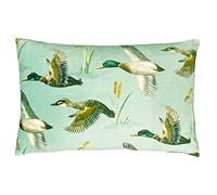 Evans Lichfield Country Duck Pond Velvet Feather Rich Filled Cushion