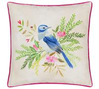 Evans Lichfield Daisy Hill Bluebird Printed Feather Rich Cushion