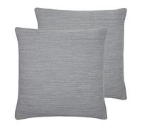 Evans Lichfield Dalton Polyester Filled Cushions (Twin Pack), Polyester, Steel