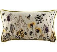 Evans Lichfield Elwood Meadow Filled Cushion, Cream