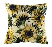 Evans Lichfield Elwood Sunflowers Polyester Filled Cushion, Multi, 43 x 43cm