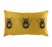 Evans Lichfield Gold Bee Cushion Cover, 30 x 50 cm