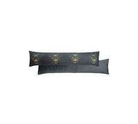 Evans Lichfield Gold Bee Printed Velvet Draught Excluder Cover in Dark Grey Evans Lichfield Dark Grey