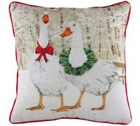 Evans Lichfield Goosie Velvet Cushion Cover, Multi, 43 x 43cm