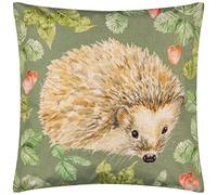 Evans Lichfield Grove Hedgehog Outdoor Cushion Cover,Olive,43 x 43cm