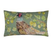 Evans Lichfield Grove Pheasant Outdoor Cushion Cover, Olive, 30 x 50 cm