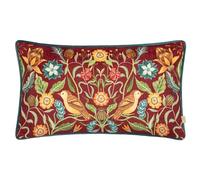 Evans Lichfield Hawthorn Birds Chenille Piped Feather Filled Cushion