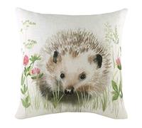 Evans Lichfield Hedgerow Hedgehog Feather Filled Cushion, Multi, 43 x 43cm