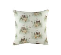 Hedgerow Mice Hand-Painted Watercolour Repeat Printed Cushion Evans Lichfield Multi 43cm x 43cm
