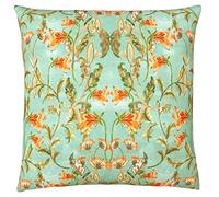 Evans Lichfield Heritage Bell Flowers Polyester Filled Cushion, Polyester, Larchmere