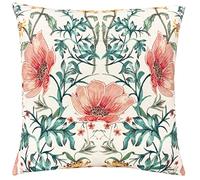 Evans Lichfield Heritage Peony Polyester Filled Cushion, Polyester, Coral