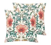 Evans Lichfield Heritage Peony Polyester Filled Cushion - Twin Pack
