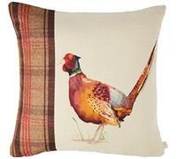 Evans Lichfield Hunter Pheasant Cushion Cover, Multi, 43 x 43cm