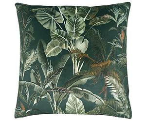 Evans Lichfield Kibale Leaves Cushion Cover, Multi, 43 x 43 cm