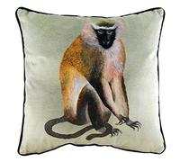 Evans Lichfield Kibale Monkey Cushion Cover, Polyester, multicolour