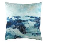 Evans Lichfield Landscape Cushion Cover, Royal, 43 x 43cm