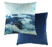 Evans Lichfield Landscape Feather Filled Cushion, Royal, 43 x 43cm