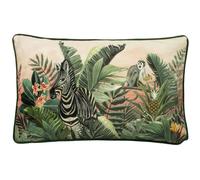 Evans Lichfield Manyara Polyester Filled Cushion, Zebra, 30 x 50cm