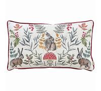 Evans Lichfield Mirrored Hare Cushion Cover