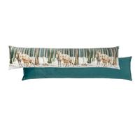 Evans Lichfield Mirrored Robin Watercolour Printed Velvet Draught Excluder