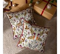 Evans Lichfield Mirrored Stag Feather Filled Cushion