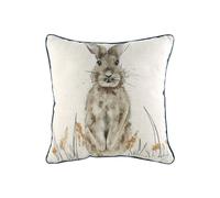 Evans Lichfield Oakwood Hare Polyester Filled Cushion, Multi, 43 x 43 cm
