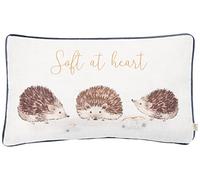 Evans Lichfield Oakwood Hedgehogs Cushion Cover, Multi, 30 x 50cm