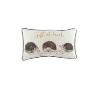 Evans Lichfield Oakwood Hedgehogs Polyester Filled Cushion, Multi, 30 x 50cm