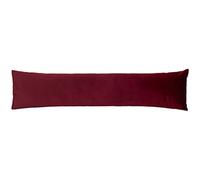 Evans Lichfield Opulence Draught Excluder Cover, Burgundy