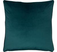 Evans Lichfield Opulence Feather Filled Cushion, Polyester, Teal