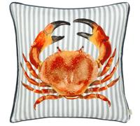 Evans Lichfield Salcombe Crab Piped Polyester Filled Cushion Evans Lichfield Multi 43cm x 43cm