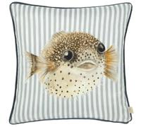 Evans Lichfield Salcombe Pufferfish Piped Cushion Cover