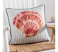Evans Lichfield Salcombe Scallop Piped Feather Filled Cushion