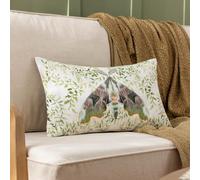 Evans Lichfield Shugborough Moth Traditional Feather Filled Cushion