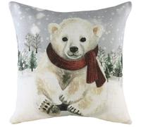 Evans Lichfield Snowy Polar Bear Polyester Filled Cushion