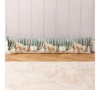 Evans Lichfield Stag Scene Draught Excluder,Teal