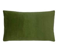 Evans Lichfield Sunningdale Feather Filled Cushion, Polyester, Olive