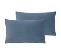 Evans Lichfield Sunningdale Feather Filled Cushions (Twin Pack), Wedgewood, 30 x 50 cm