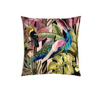 Evans Lichfield Toucan & Peacock Exotic Water & UV Resistant Outdoor Cushion | Size: 43 cm x 43 cm Evans Lichfield Multicolor 43 cm x 43 cm