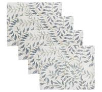Vinea Set of 4 Indoor/Outdoor Placemats Evans Lichfield Green One Size