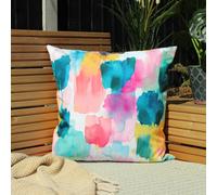 furn. Evans Lichfield Watercolours Outdoor Polyester Filled Cushion, Polyester, Ochre