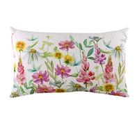 Evans Lichfield Wild Flowers Ava Polyester Filled Cushion, Multi, 30 x 50cm