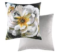 Evans Lichfield Winter Florals English Rose Feather Filled Cushion, White, 43 x 43cm
